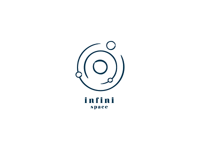 Infini Space design infinit infinity logo minimal outerspace simple space