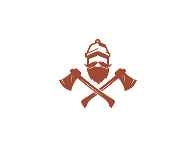 carpenter beard carpenter character illustration logo mascot simple vector wood woodman