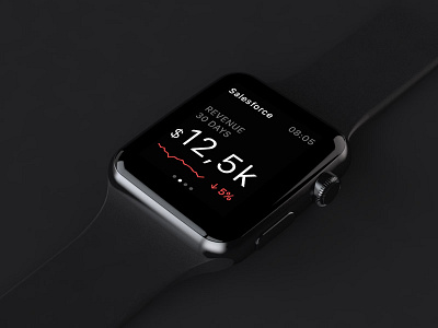 Databox Apple Watch app analytics apple dashboard databox kpi metric salesforce stats watch