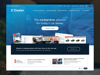 Automotive E Commerce Landing Page