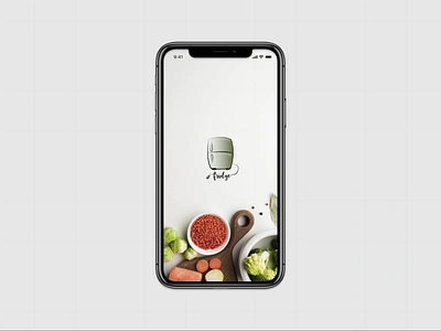 FRIDGE cooking app concept aftereffects animation app branding layout logodesign mobile mobile app motion ui ux