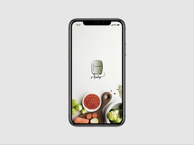 FRIDGE cooking app concept aftereffects animation app branding layout logodesign mobile mobile app motion ui ux