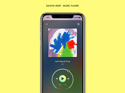 DailyUI #009 - Music Player