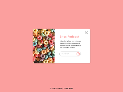 DailyUI #026 - Subscribe