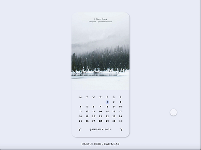DailyUI #038 - Calendar 2021 adobe xd animation app calendar calendar app calendar ui dailyui design digital interaction interface minimal pastel pastels ui unsplash ux