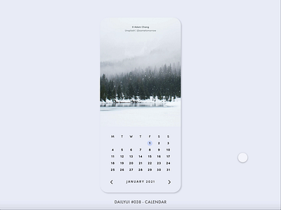 DailyUI #038 - Calendar 2021 adobe xd animation app calendar calendar app calendar ui dailyui design digital interaction interface minimal pastel pastels ui unsplash ux