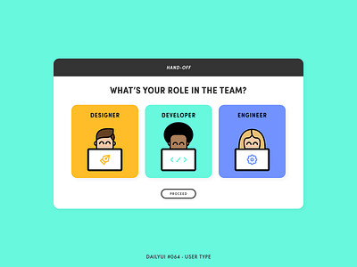Daily UI #064 - User Type