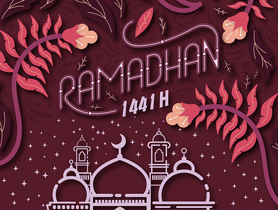 Ramadhan 3d animation app icon illustration minimal ramadan ramadan kareem texture typogaphy vector