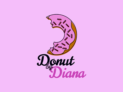 Donut by Diana @firdologo branding illustration logo