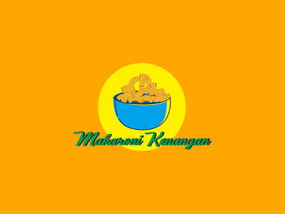 Makaroni kangen branding logo vector