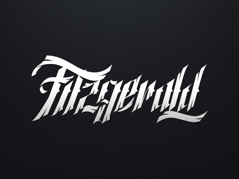 Fitzgerald By Denys Boldyriev On Dribbble