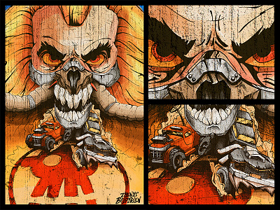 Mad Max Fury Road art cars cg character comics draw illustration madmax photoshop poster