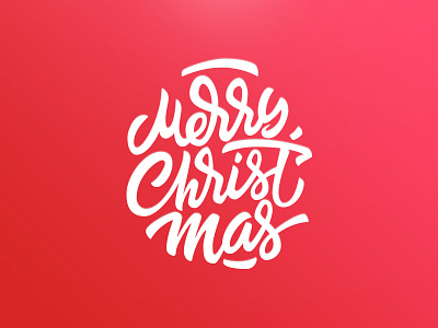 Merry Christmas calligraphy christmas font graphic design illustration lettering new year typeface typography wallpaper