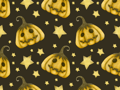 Halloween seamless pattern design. art design drawing graphicdesign halloween halloween flyer halloween party illustration pattern pattern design watercolor