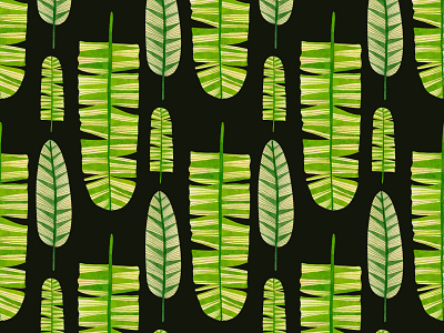 Tropical leaves seamless pattern design art design drawing flowers graphicdesign illustration leaves pattern pattern art pattern design patterns tropic tropical leaves