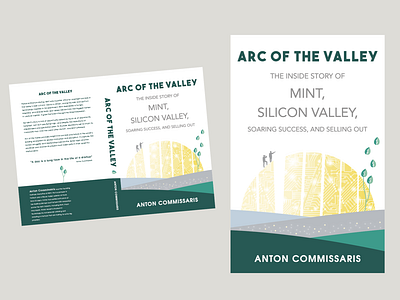 ARC OF THE VALLEY Book cover book cover graphic design illustraation