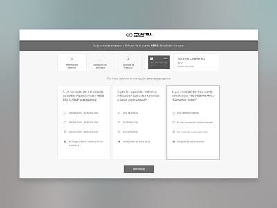 Colpatria UX app bank experience user ux web webapp wireframe