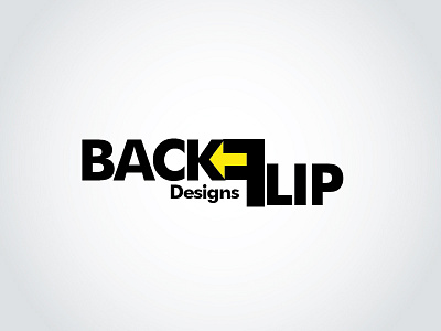Backflip Desdigns arrow backflip branding designs flip logo