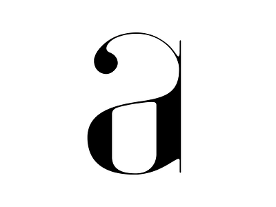 The Letter A font letterform lettering typeface typography