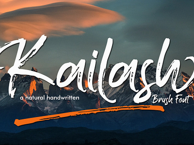 Kailash - Brush Font