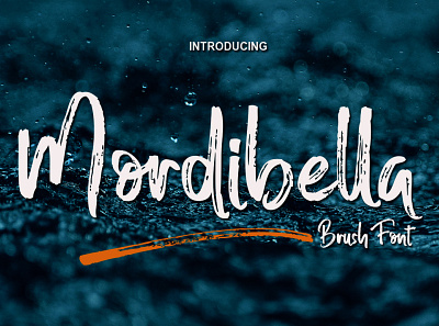 Mordibella - Brush Font brush elegant handbrush modern typeface typography