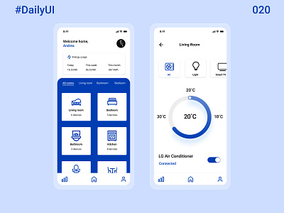 Daily UI #021 - Home Monitoring Dashboard