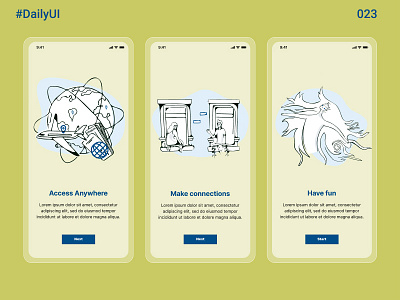 Daily UI #023 - Onboarding