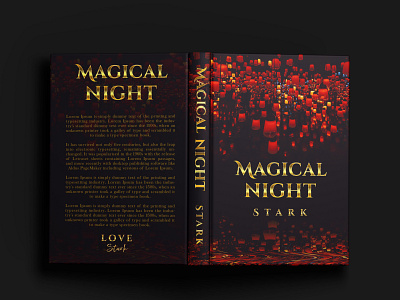 Magical Night Book Cover ad advertising book book cover book cover design branding cover design creative book cover design ebook graphic design illustration logo motion graphics night
