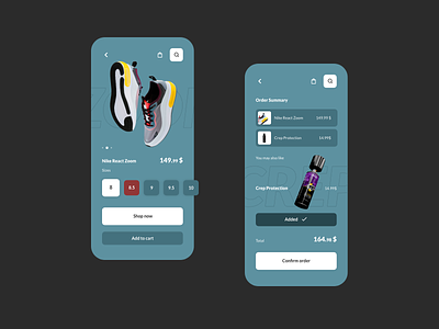 Sneakers Shop Platform app button design card cards ui ecommerce shop icon interaction design interface minimal nike shop sizes sneaker sneakers ui ui ux ui design uiux website