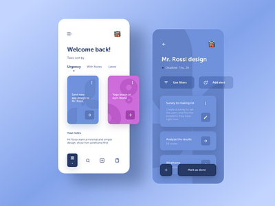 Task Planner App Concept app card card design cards ui dashboad dashboard ui design icon interaction design ui uidesign uiux ux