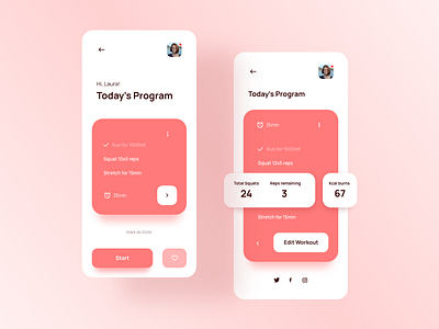 Workout App Concept