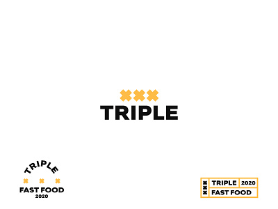 TRIPLE logo design.