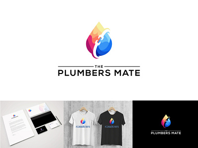 Plumber Mates Logo gas and water logo logo plumber plumber comany logo plumber logo