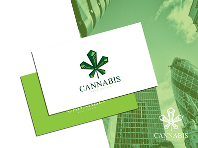 Cannabis Real Estate Logo builders logo cannabis logo creative logo real estate logo