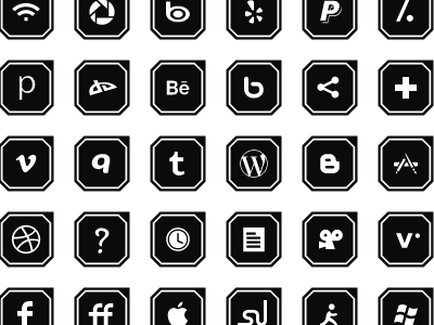 Icon Set Update design free graphic icon icons iconset media minimal networking set social website