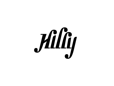 Hilly custom font hill hilly in logotype progress type typography work