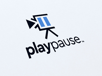 PlayPause Logo Design