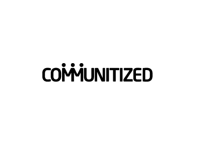 Communitized brand communitized community design logo