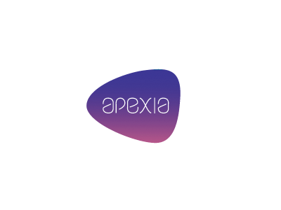 Apexia branding design font logo type typography