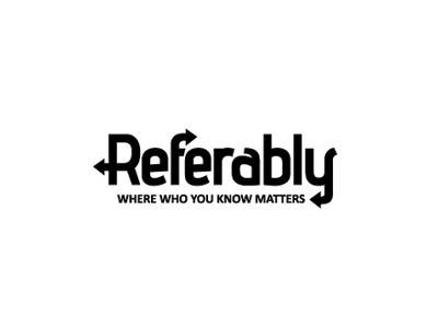 Referably brand logo logotype mark wordmark