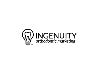 Ingenuity Orthodontic Marketing branding bulb design light lightbulb logo mark marketing orthodontics teeth tooth