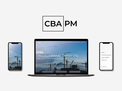 CBAPM Landing Page app branding design logo mobile design mobile ui typography ui ux web web design website