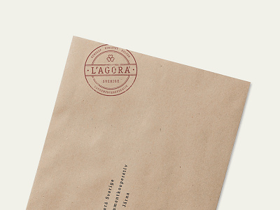 Envelope branding cooperative envelope food print stamp stationary