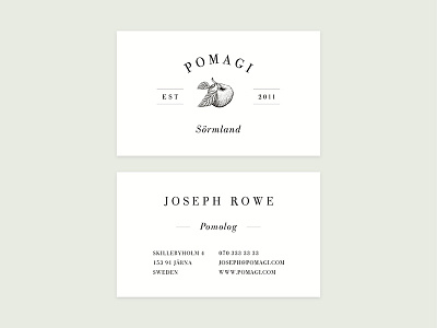 Pomagi Business card