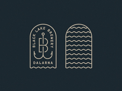 Black Lake Brewery Logo Dribbble