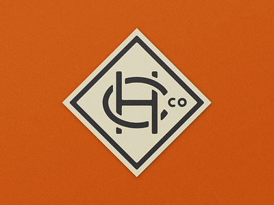 Hobo Creative Co Logo Draft 1 badge brand co distressed emblem label logo mark monogram noise patch