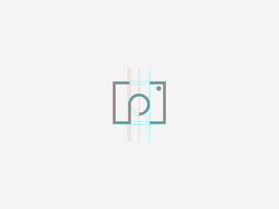 Parallax Life blue branding identity logo logo design minimalistic modern photography sophisticated