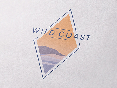 Wild Coast aesthetic balance branding coast creative design graphic graphic design identity illustration logo logo design mockup paper shape sophisticated typography vibrant