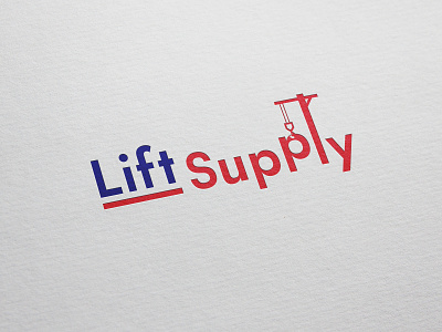 Lift Supply aesthetic balance branding clever construction crane creation creative design graphic graphic design identity lift literal logo logo design mockup modern sophisticated supply