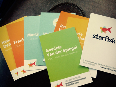 Corporate ID - Starfisk branding business card logo